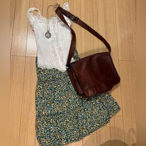 Spring Floral Midi Skirt